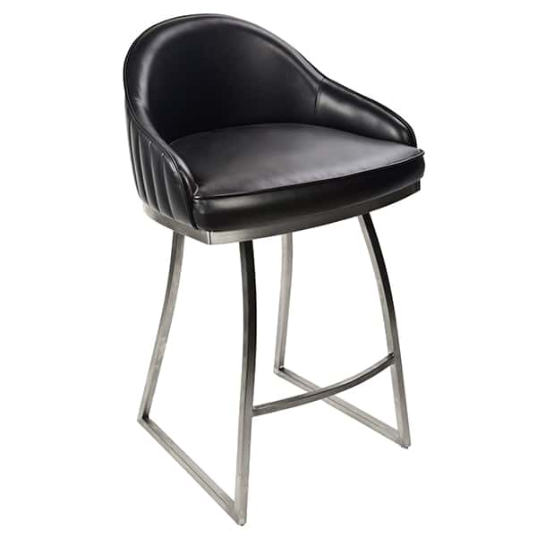 כסא בר מרופד בעיצוב מודרני דגם סלומון בר