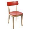 כסא עץ בעיצוב רטרו דגם רומא