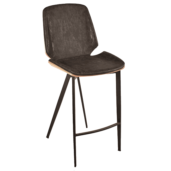 כסא בר מודרני משולב עץ דגם אדוארד