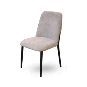 כיסא פינת אוכל קאבר -רגליים מתכת שחורות