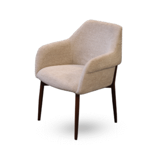 כיסא פינת אוכל קאבר ידיות -רגליים מתכת שחורות