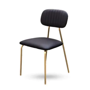 כיסא פינת אוכל קאלה מרופד רגל זהב