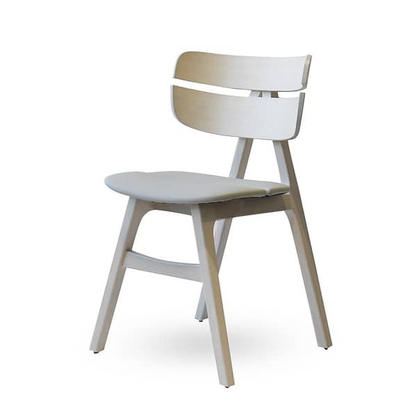 כסא עץ - דגם כסא מעוצב - דגם לאו - כיסא מעץ אשה