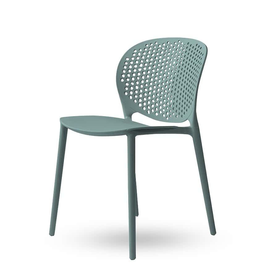 כסא לפינת אוכל - דגם מונאקו צבע ירוק צידי